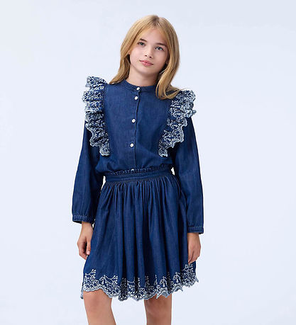 Molo Skjorta - Denim - Raphaella - Oak Broderi