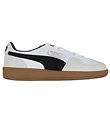 Puma Shoes - Palermo Lth Jr - Puma White/Vapor Gray