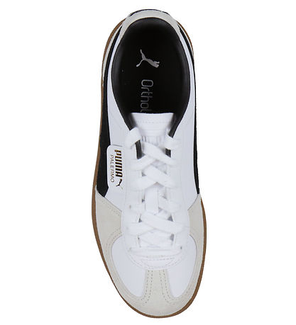 Puma Shoes - Palermo Lth Jr - Puma White/Vapor Gray