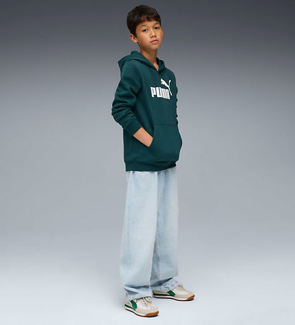 Puma Kapuzenpullover - Green Gelände m. Logo
