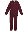 Puma Sweat Set - Loungewear Oversized - Ruby Shimmer