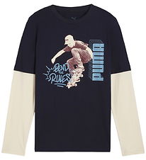 Puma Blouse - MID90s - New Navy w. Skater