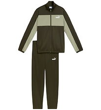 Puma Tracksuit - Poly Colorblock - Dark Olive