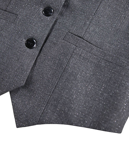 Molo Waistcoat - Hollie - Grey Silver Check