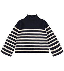 Molo Tröja - Stickad - Ull - Govina - Blue Cream