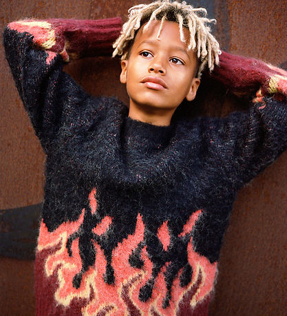 Molo Blouse - Knitted - Bello - Flames