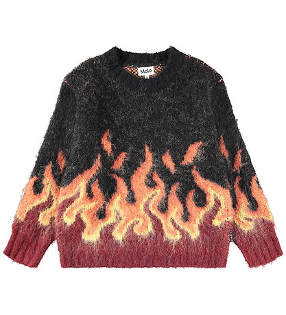 Molo Blouse - Knitted - Bello - Flames