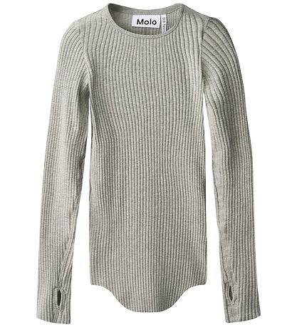 Molo Blouse - Rib - Rochelle - Grey Melange