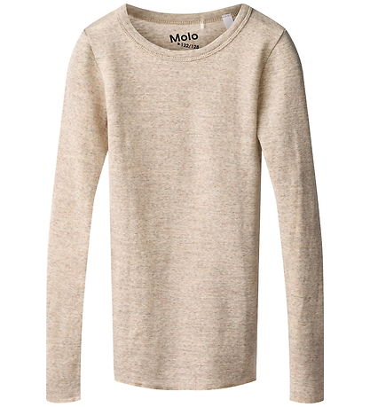 Molo Blouse - Merino Wool - Rihanna - Oatmeal Melange