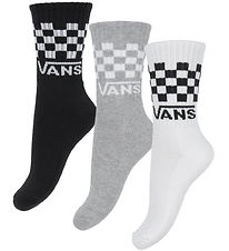 Vans Sokken - 3-pack - Classic+ - Zwart/Wit/Grijs Gevlekt