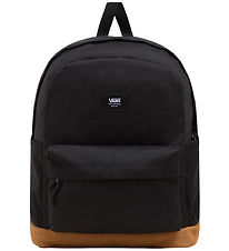 Vans Backpack - Old Skool Sport - Black w. Brown