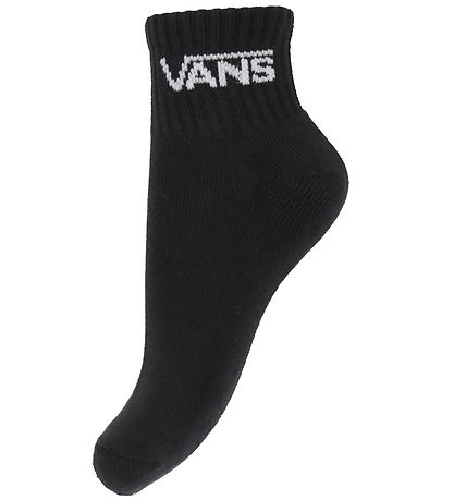 Socquettes Vans - 3 Pack - Noir av. Blanc