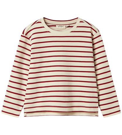 Lil'Atelier Blouse - NmfLimia - Turtledove/Red Dahlia