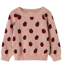 Lil'Atelier Tröja - Stickad - NmfLulio - Misty Rose