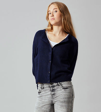 LMTD Neuletakki - Neulottu - Noos - NlfLodet - Dark Sapphire
