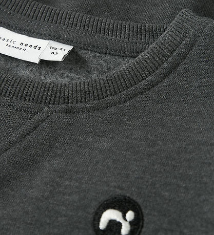 Sweat-shirt Name It - Noos - NmmVimo - Gris Foncé Chiné