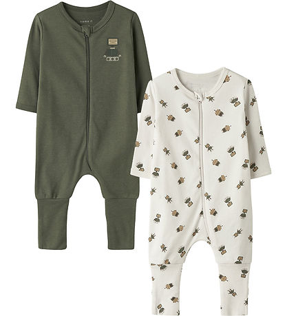 Name It Nightsuits - Noos - NbmNightsuit - 2-Pack - Jet Stream