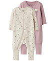 Name It Nightsuit - 2-Pack - Noos - NbfNightsuit - Summer Sand/W