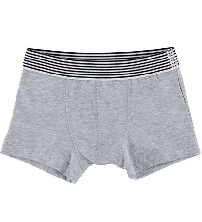 Petit Bateau Boxershorts - 2-pack - Navy/Grijs Gevlekt