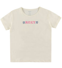 Roxy T-Shirt - Lily Regular Vintage - Reiher m. Print