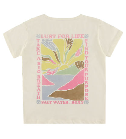 Roxy T-Shirt - Lily Regular Vintage - Zilverreiger m. Print