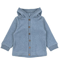 Mikk-Line Fleece Jumper - Faded Denim Melange