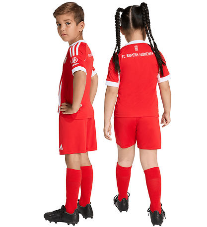 adidas Performance Football Clothing - FC Bayern - Red w. Logo