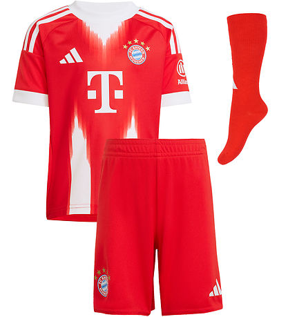 adidas Performance Football Clothing - FC Bayern - Red w. Logo