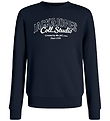 Jack & Jones Sweatshirt - JjMakoto - Sky Captain/BIG Print