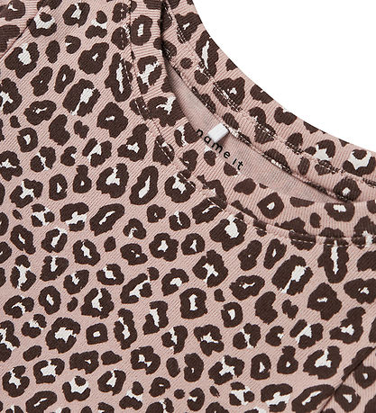 Name It Blouse - NmfLeoana - Burnished Lilac w. Leopard