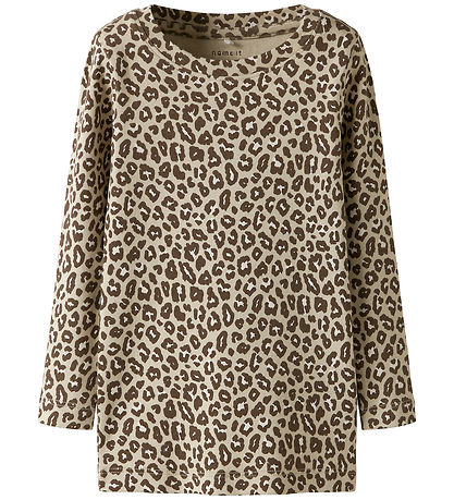 Name It Blouse - NmfLeoana - Peyote w. Leopard