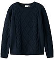 Name It Blouse - Knitted - NmmLyle - Navy Blazer