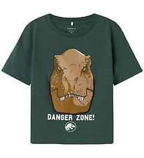 Name It T-shirt - NmmJogger - Jurassic World - Garden Topiary