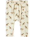 Lil' Atelier Trousers - Rib - NbmLavo - Loose - Turtledove w. Pr