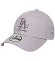 New Era Kappe - 9Forty - Dodgers - Pastel Purple