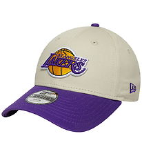 New Era Cap - 9Forty - Los Angeles Lakers - Light beige/Purple