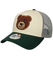 New Era Cap - Trucker - Bear - Light beige/Green