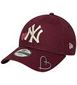 New Era Kappe - 9Forty - New York Yankees - Dunkelrot