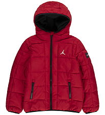 Jordan Puffer Jacket - Essential Pouf - Gym Red