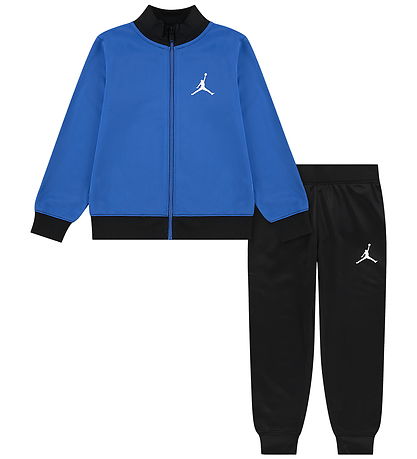 Jordan Träningsset - Cardigan/Byxor - Svart/Sport Blue
