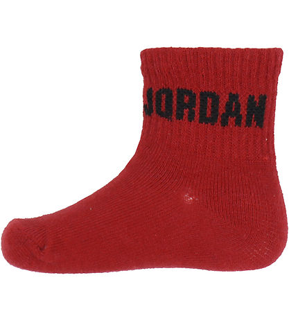 Jordan Ankle Socks - 6-Pack - Red/Black/Grey/White