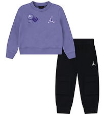 Jordan Sweat Set - Black/Purple