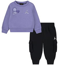Jordan Sweat Set - Black/Purple