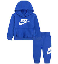 Nike Sweatset - Hoodie/Sweatpants - Match Royal