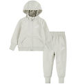 Nike Sweat Set - Cardigan/Sweatpants - Light Bone