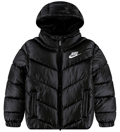 Nike Fóðraður jakki - Puffer - Svart