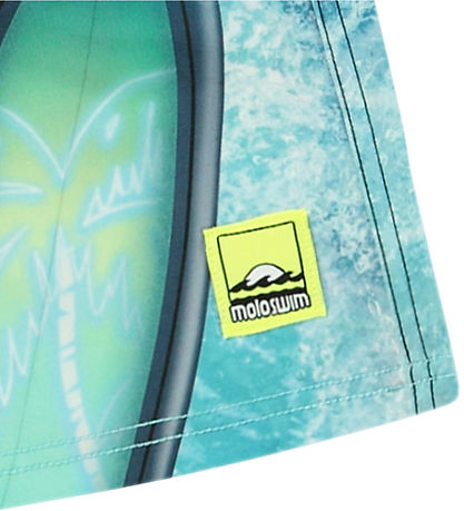 Molo Sund stuttbuxur - UV50+ - Nilson - Surf Art Blue Chill