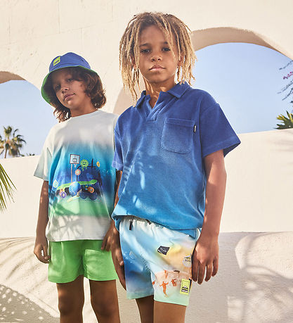 Molo Swim Shorts - UV50+ - Niko Solid - Green Vibes