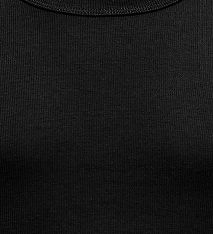 Kids Only T-Shirt - KogBina - Rib - Schwarz