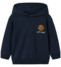 Name It Hoodie - NmmKelvin - Navy Blazer w. Print